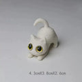 3D Printed Big-eyed Cat Ornaments Mini Statues Miniature Cute Kitten Zpaxo B2