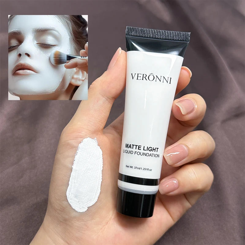 Mixable Pure White Foundation Blending Liquid Toner Matte Light Zpaxo