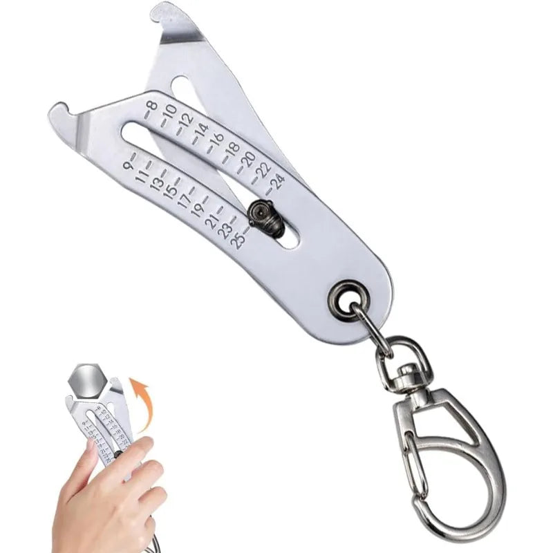 Bolt & Nut Size Finder Keychain Gauge – Metric & Imperial