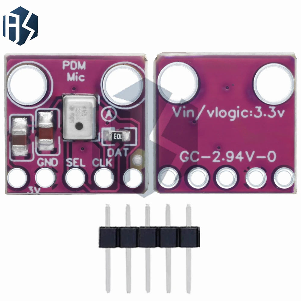 1 8v-3 3v PDM Digital MEMS MP34DT01 Microphone Module Simple Pulse Zpaxo