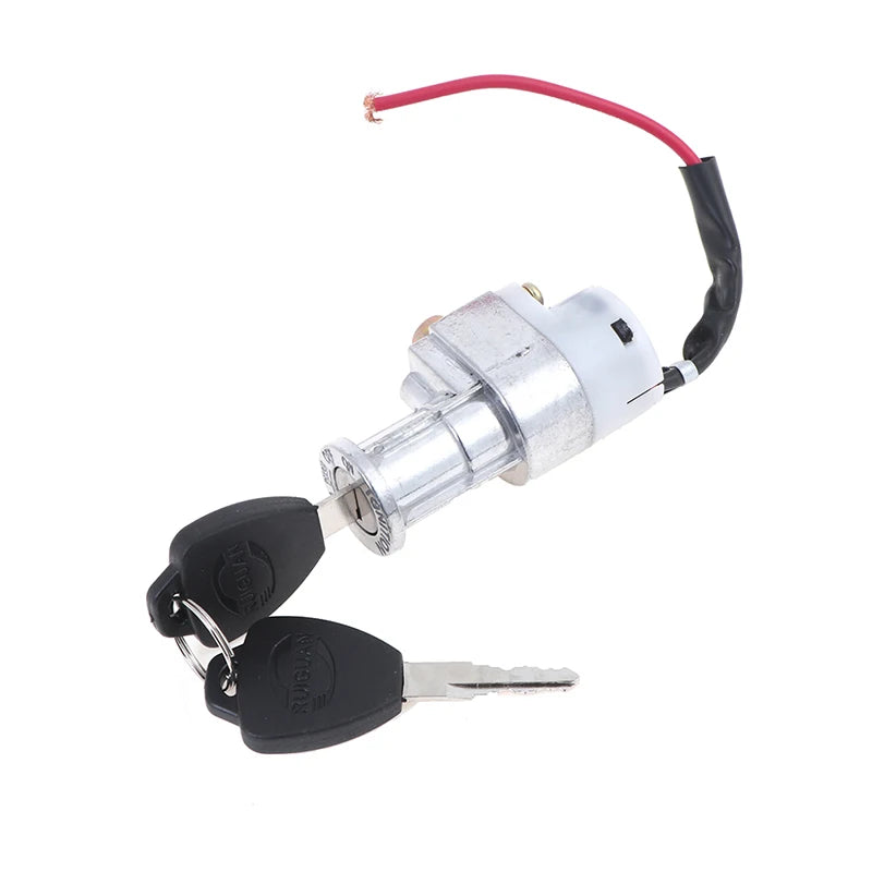 Performance Battery Charger Mini Lock with 2 Keys for Motorcycle Electric Bicycle Scooter E-Bike Electric Lock Accessories Zpaxo