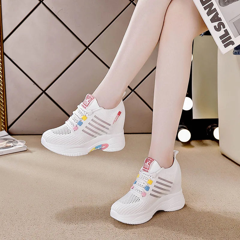 2026 Spring Summer Women Shoes Versatile Thick Sole Platform Hidden Zpaxo