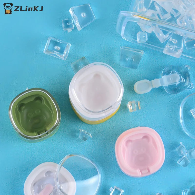 ▶2/3Pcs Miniature Dollhouse Simulation Making Ice Stick Mold Mini Bear Ice Stick Model Toys For Doll Accessories Girl Toy Zpaxo