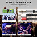Professional 1/4 Inch Male TRS Stereo Plug To RCA Male Cable Excellent Sound 6.35mm Male To Dual RCA Male Splitter Cable Zpaxo 2m China Mainland