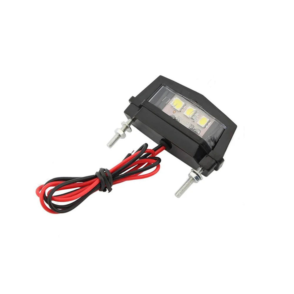 Mini Car Auto Rear Light Motorcycle LED Tail Motorbike License Plate