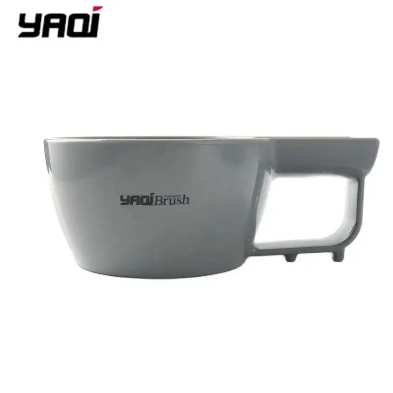 YAQI High Quality 5 Colors Shaving Bowl For Men Shaving Brush Solid Color Simple Fashion Plastic Mens Professional Shaving Bowl Zpaxo AB020