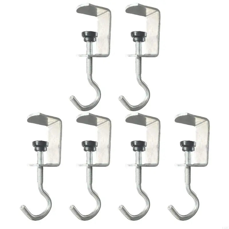 Pack Of 4/6 Adjustable Desk Handbag Hooks Heavy Duty Hook Space saving Hook For Home Office And School Use Zpaxo 6 CN