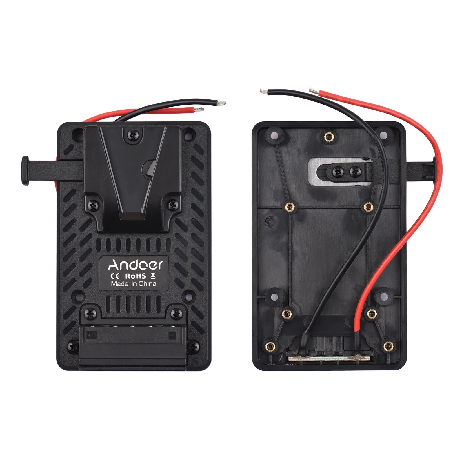 Andoer V-lock Battery Back Plate Adapter Replacement Sony V-mount