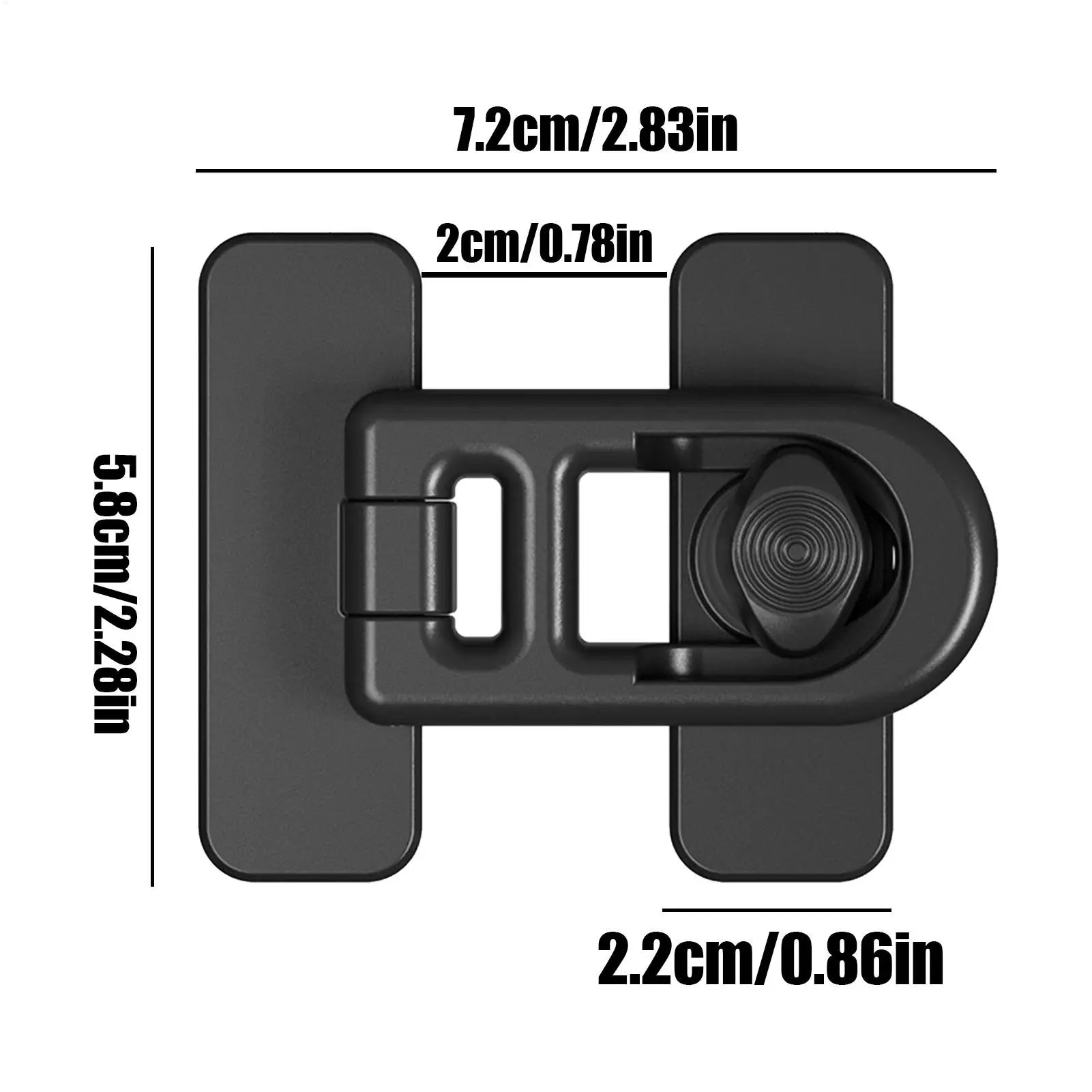 Fridge Child Lock Adhesive Keyless Freezer Locks Oven Baby Proofing Oven Child Safety Lock Child Proof Fridge Lock for Toddler Zpaxo