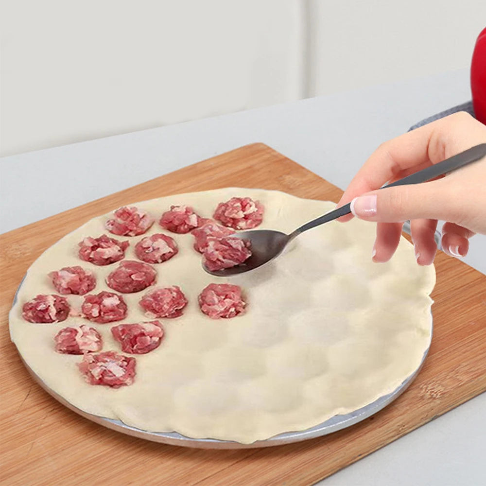 Aluminum Alloy Dumpling Mold 37 Holes Dumpling Maker Pastry Biscuits Ravioli Dough Meat Press Cutter Kitchen Baking Tools Zpaxo