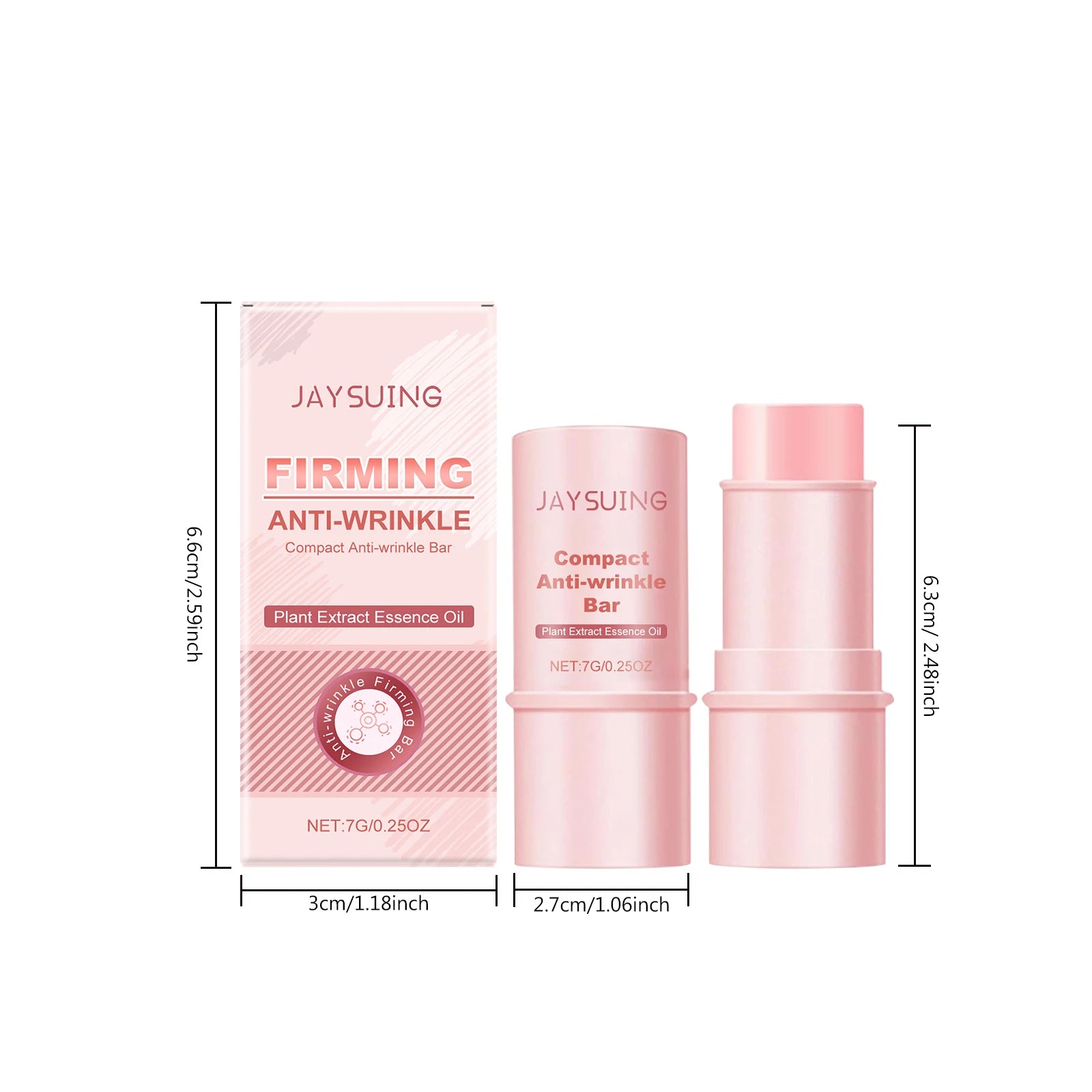 Jaysuing Collagen Firming Bar | Anti-Wrinkle Face Balm Stick Collagen Face Balm Stick Zpaxo