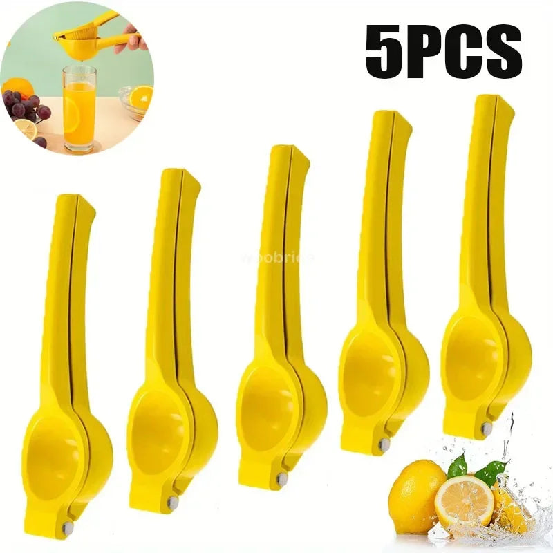 Manual Lemons Press Lemon Squeezer Kitchen Tool for Citrus Lemon Can Be Washed with Dishwasher Manual Juicer Lemon Lime Juicer Zpaxo 5PCS