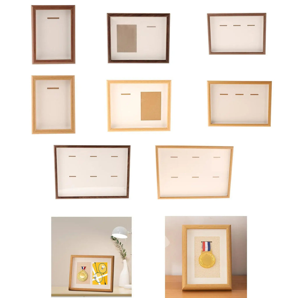 Medal Storage Shadow Box Frame Photo Gymnastics Pins Zpaxo
