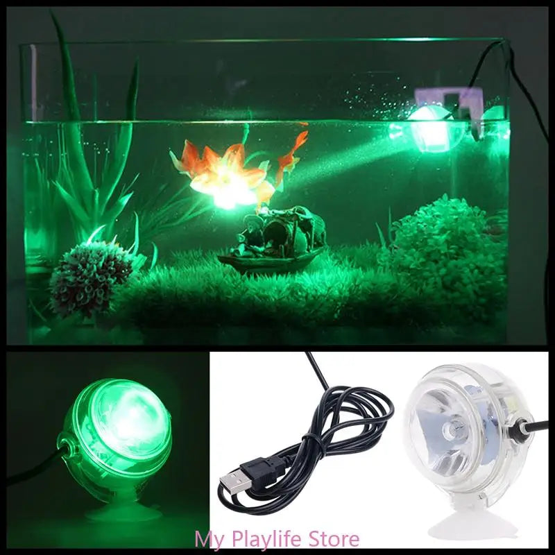 Aquarium LED Light Fish Tank Underwater Lighting Lights Waterproof