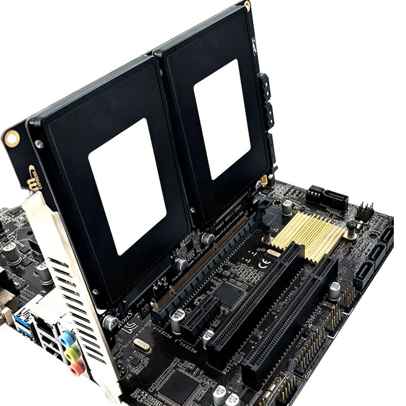 U 2 Dual-disk Adapter Card SATA Hard Drive PCIE4 0 Split U2 PCI E PCIe