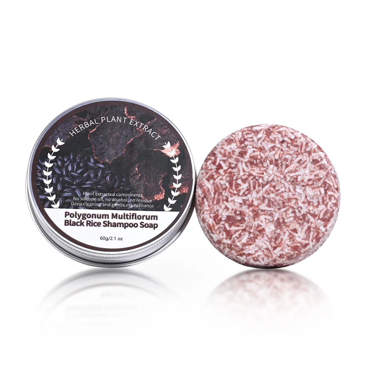 Polygonum Multiflorum & Black Rice Water Solid Shampoo Bar Solid Shampoo Bar Zpaxo
