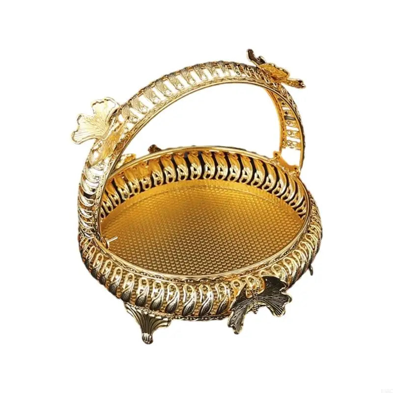 Space Efficient Metal Fruit Serving Bowl Capacity Lightweighted Tray