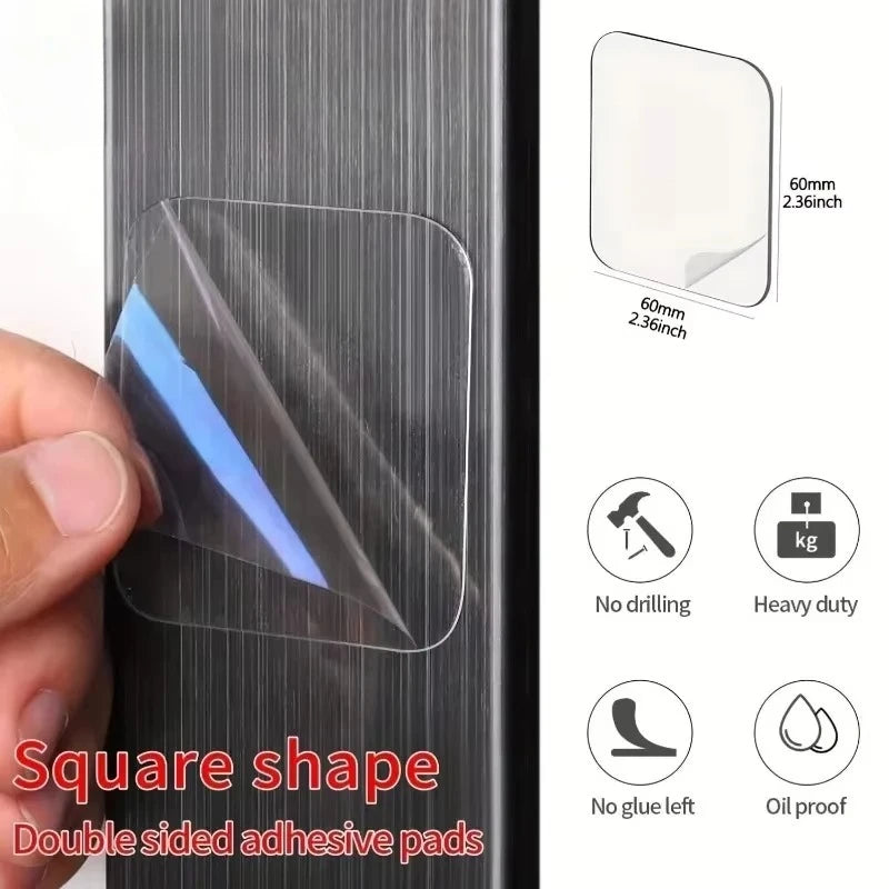 Extra Strong Glue Double Sided Adhesive Tape for Wood Square Wall Stickers Patch for Home Bathroom Seamless Waterproof Tapes Zpaxo