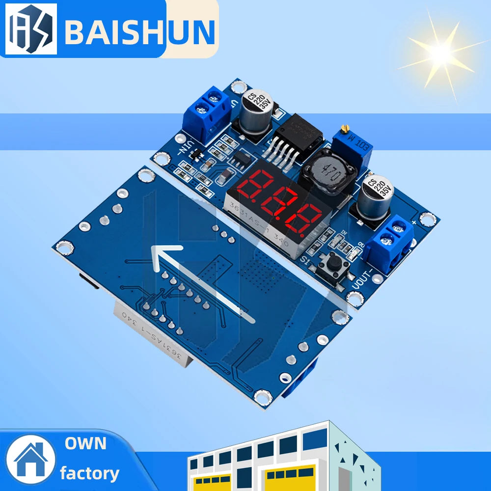 XL6009 DC-DC Step-up Module 4 5 32V Input 52V Adjustable Output LED Zpaxo Default Title