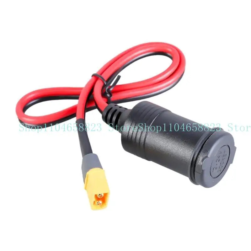 XT60 Male/Female to Car Charging Adapter 14AWG Female Car Charging Adapter Socket Connector Cable for Car Truck Motorcycle Zpaxo XT60 male connector China Mainland