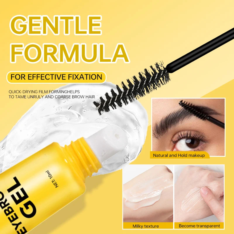 3D Eyebrow Styling Gel Waterproof Transparent Quick Dry Long-lasting