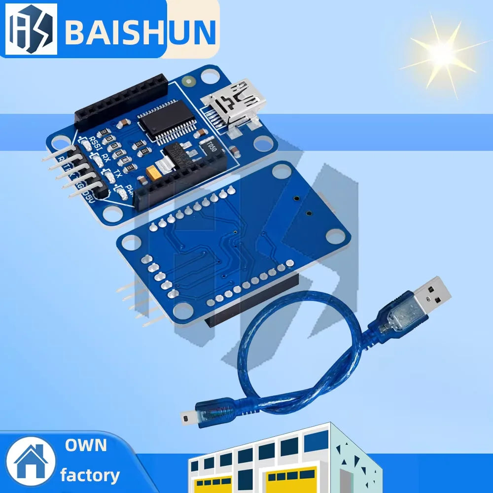 FT232RL USB to UART Serial Adapter Module, Compatible with XBee, BTBee,for Arduino Pro Mini and Bluetooth Modules Zpaxo