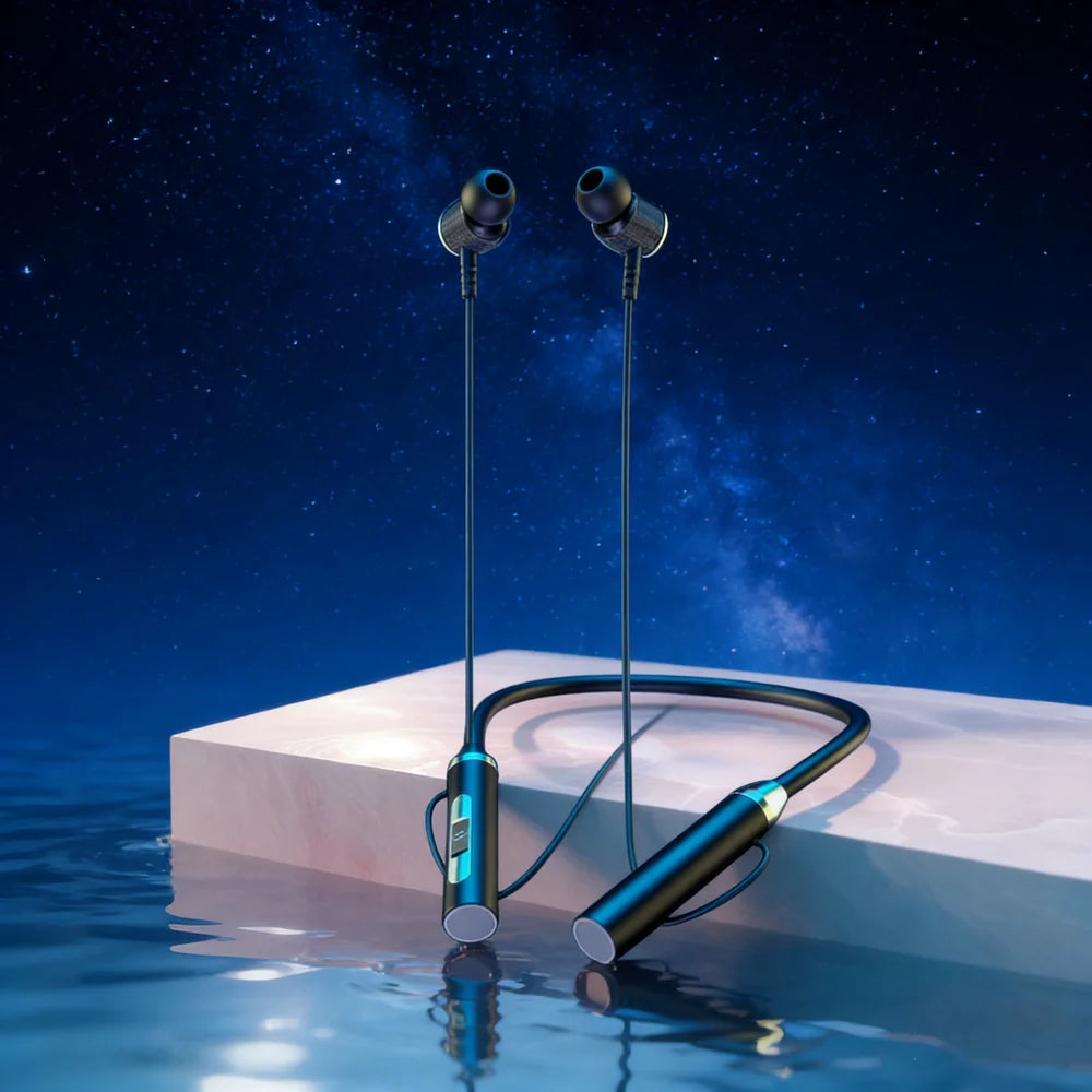 Wireless Headphones Bluetooth Neckband Magnetic Earphones Sport