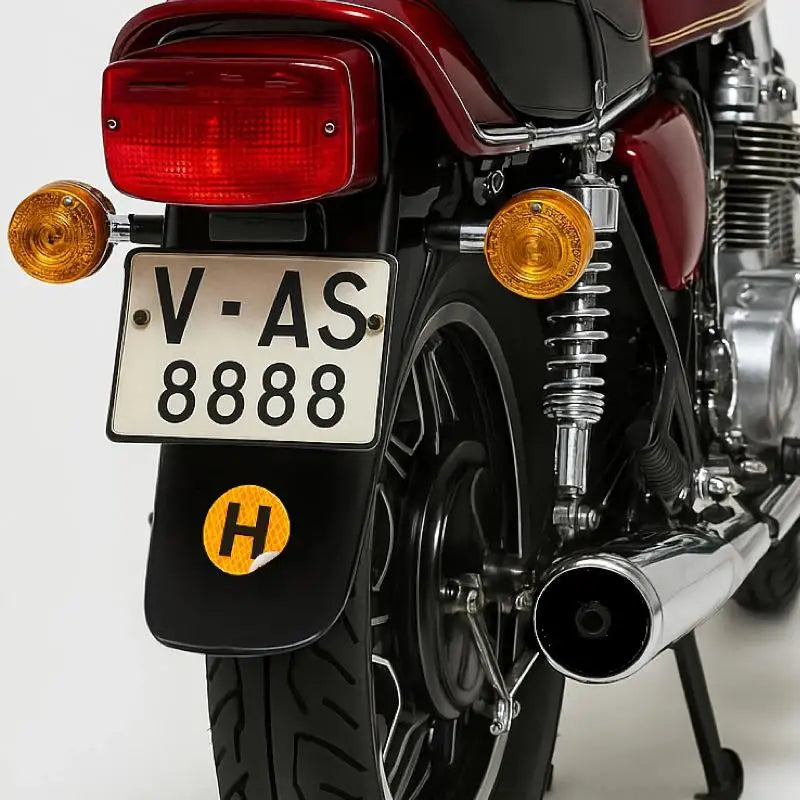 Magnetic H Sign Car Sticker – Reusable Vehicle Badge Decal