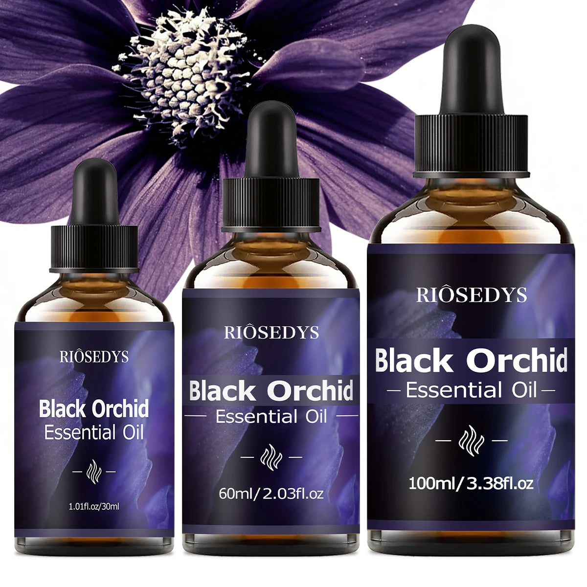 Black Orchid ESSENTIAL OIL Moisturizing Nourishing Massage Suitable Zpaxo