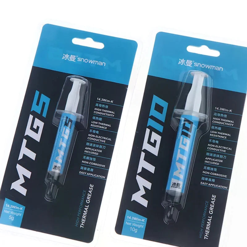 Syringe MTG5 MTG10 Thermal Conductive Grease Paste 14 3W Mk Desktop Zpaxo