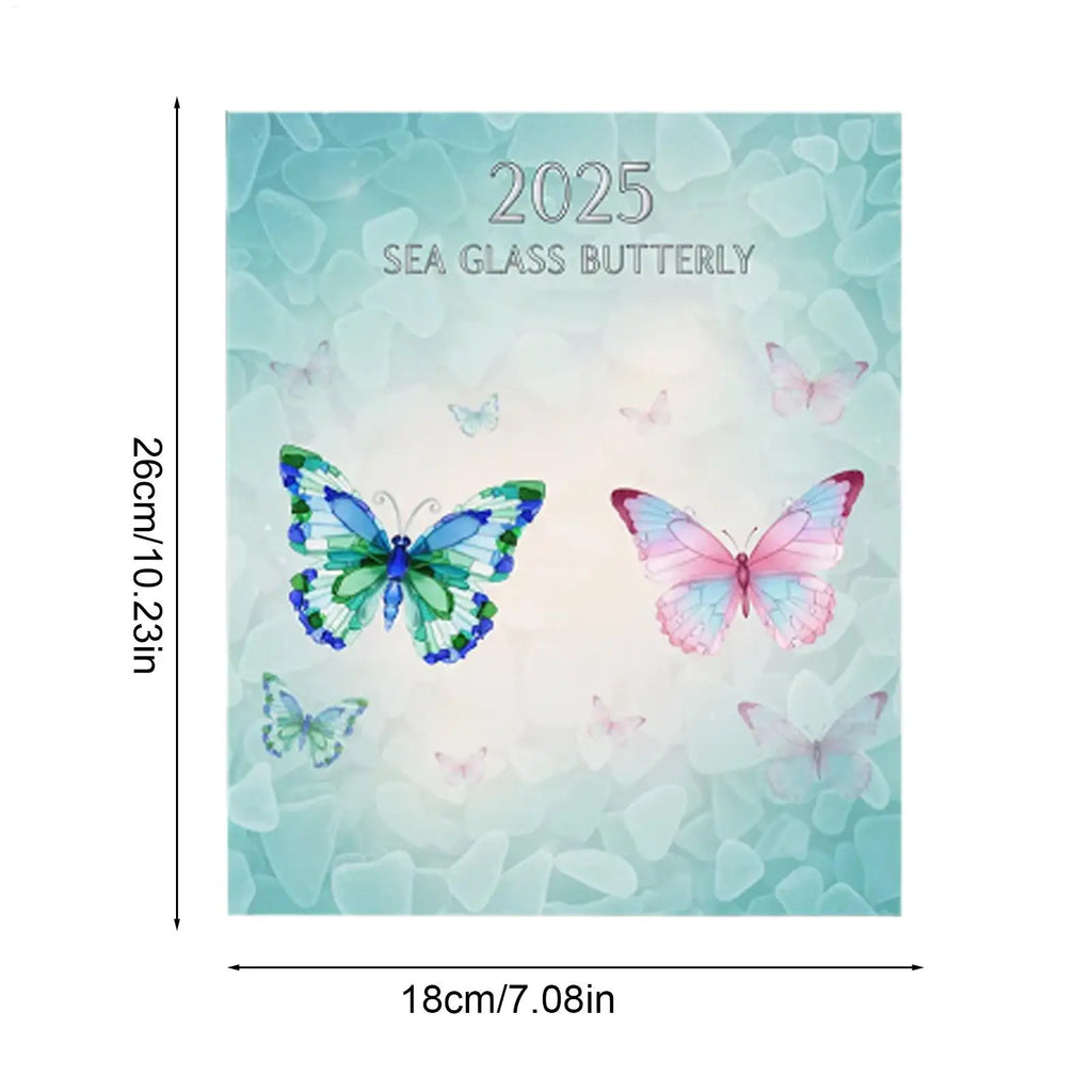 2025 Christmas Countdown Ornament 2D Acrylic 24-Day Butterfly Advent