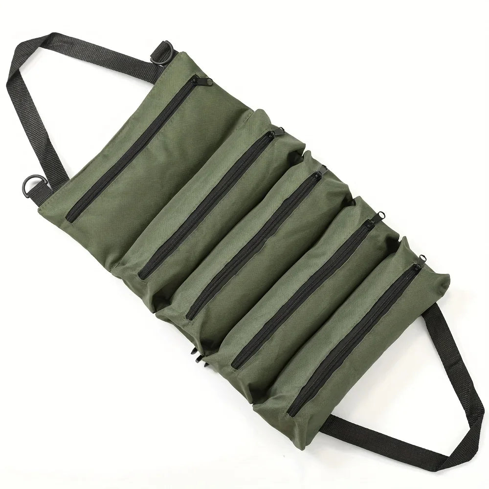 Heavy-duty Roll-up Tool Bag Oxford Fabric Multi-tool Organizer