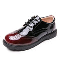 Kids Shoes Boys Leather Wedding School Show Dress Flats Light Classic Zpaxo Chameleon 30(insole 19.3cm) China Mainland