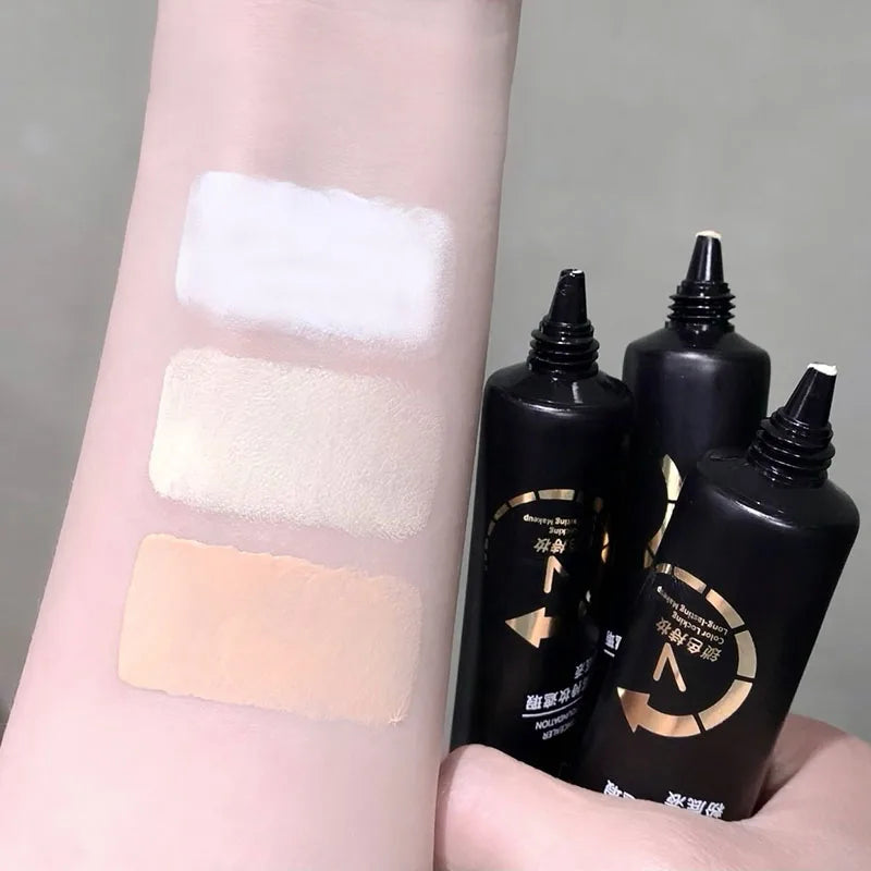 Foundation Blending Liquid Toner Ivory White Liquid Foundation 30ml Blending Pure White COS Stage Matte Concealer Cream Makeup Zpaxo