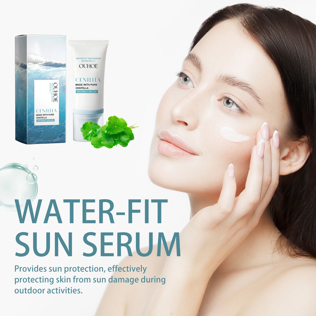 Hydrating Shield Cream 50ml Invisible UV Protection Daily Moisturizer with Centella Asiatica Cast Primer for Dryness Environment Zpaxo