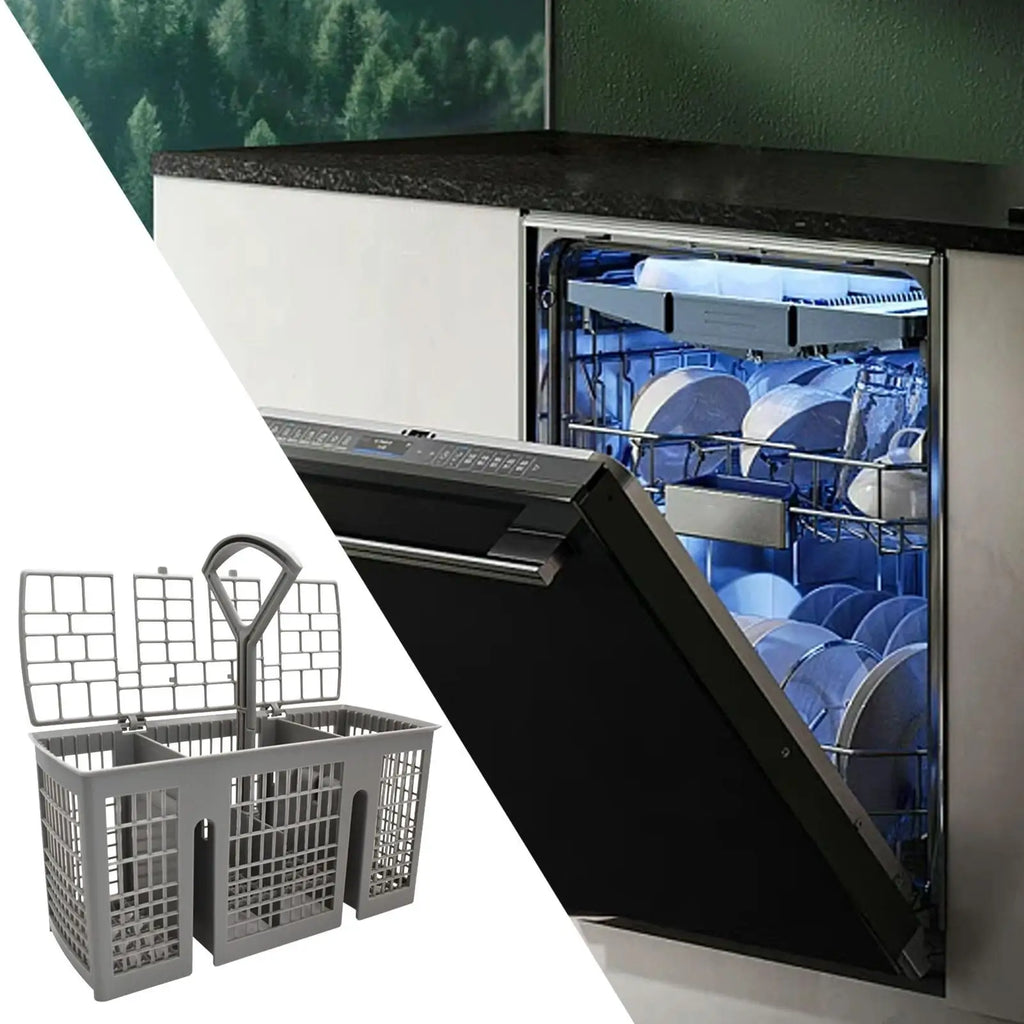 Dishwasher Silverware Basket Holder Non-stick Rack Parts Organizer