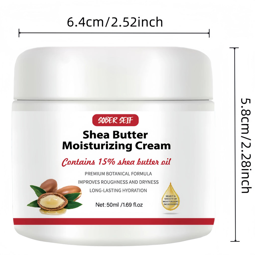 50ml Sensitive Skin Nourishing Cream Shea Butter Hyaluronic Acid Ceramide Gentle Repair Deep Hydrating Moisturizer Zpaxo 1pcs
