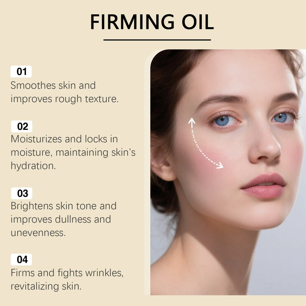 Grape Seed Firming Oil Moisturizing Nourishing Relieve Dryness Brightening Skin Tone Smoothing Tightening Rejuvenation Skin Care Zpaxo