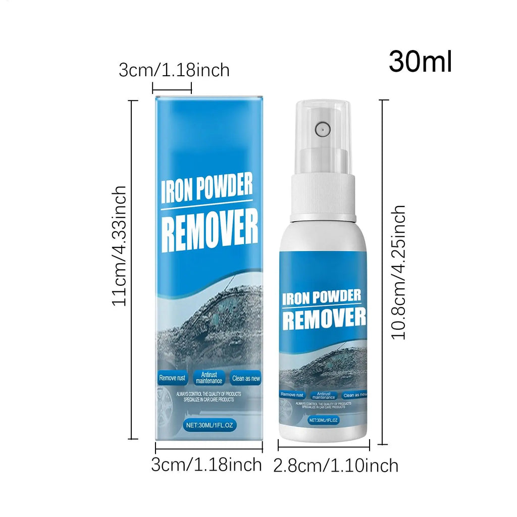 Car Rust Remover Fast Acting Iron Fallout Spray Metal Wheel Paint