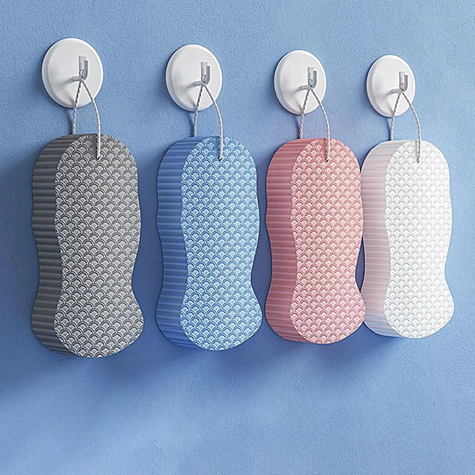 Bath Sponge Exfoliating Bath Scrubbing Sponges Body Washcloth Skin Scrubber Relax Exfoliating Skincare Shower Scrubbing Tool Zpaxo