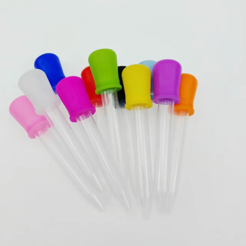Small Silicone Plastic Pipette Dropper Feeding Medicine Liquid Eye