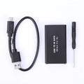 mSATA To USB 3.0/3.1 SSD Enclosure External HD Hard Drive Disk Box Storage Case Adapter Zpaxo usb3.1 type-c