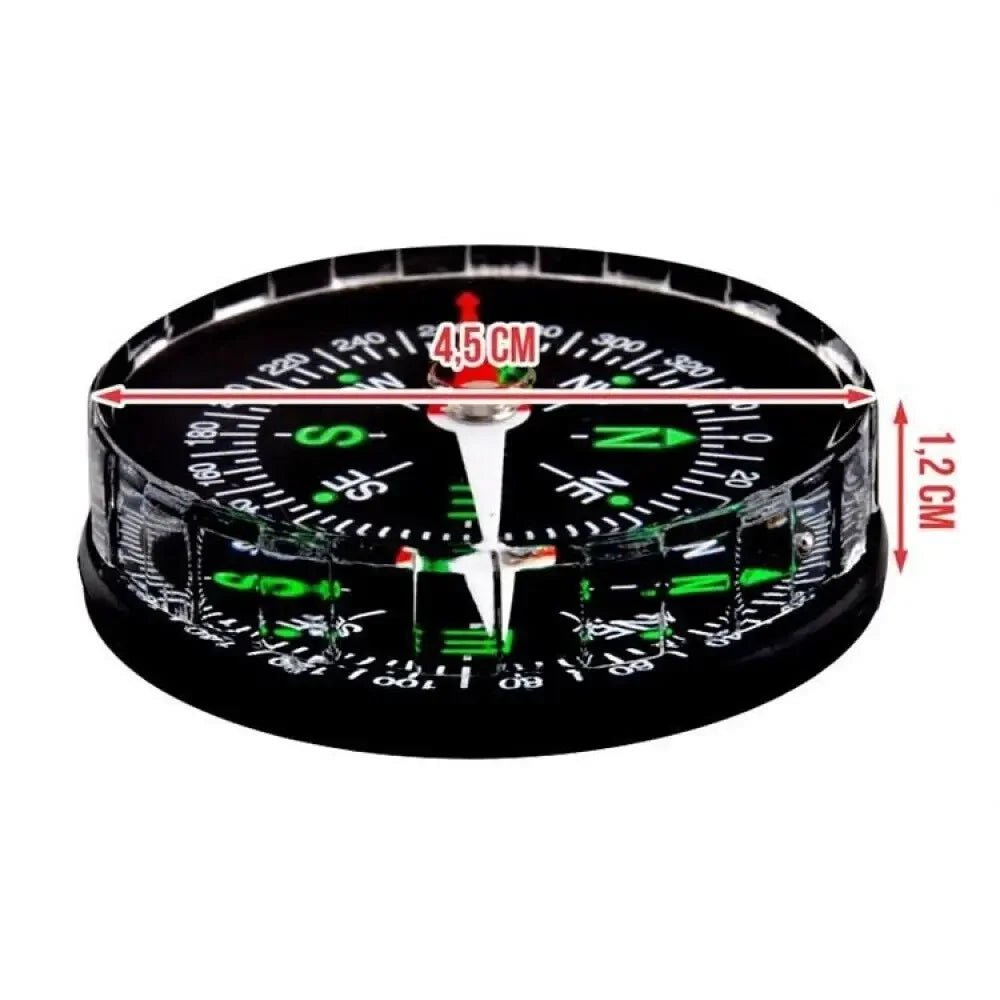 Compass Mini Outdoor Navigation Camping Hiking Pocket Disorientated