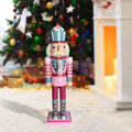 Christmas Nutcracker Soldier Doll Wooden Puppet Statue Art Crafts Zpaxo Ice Cream