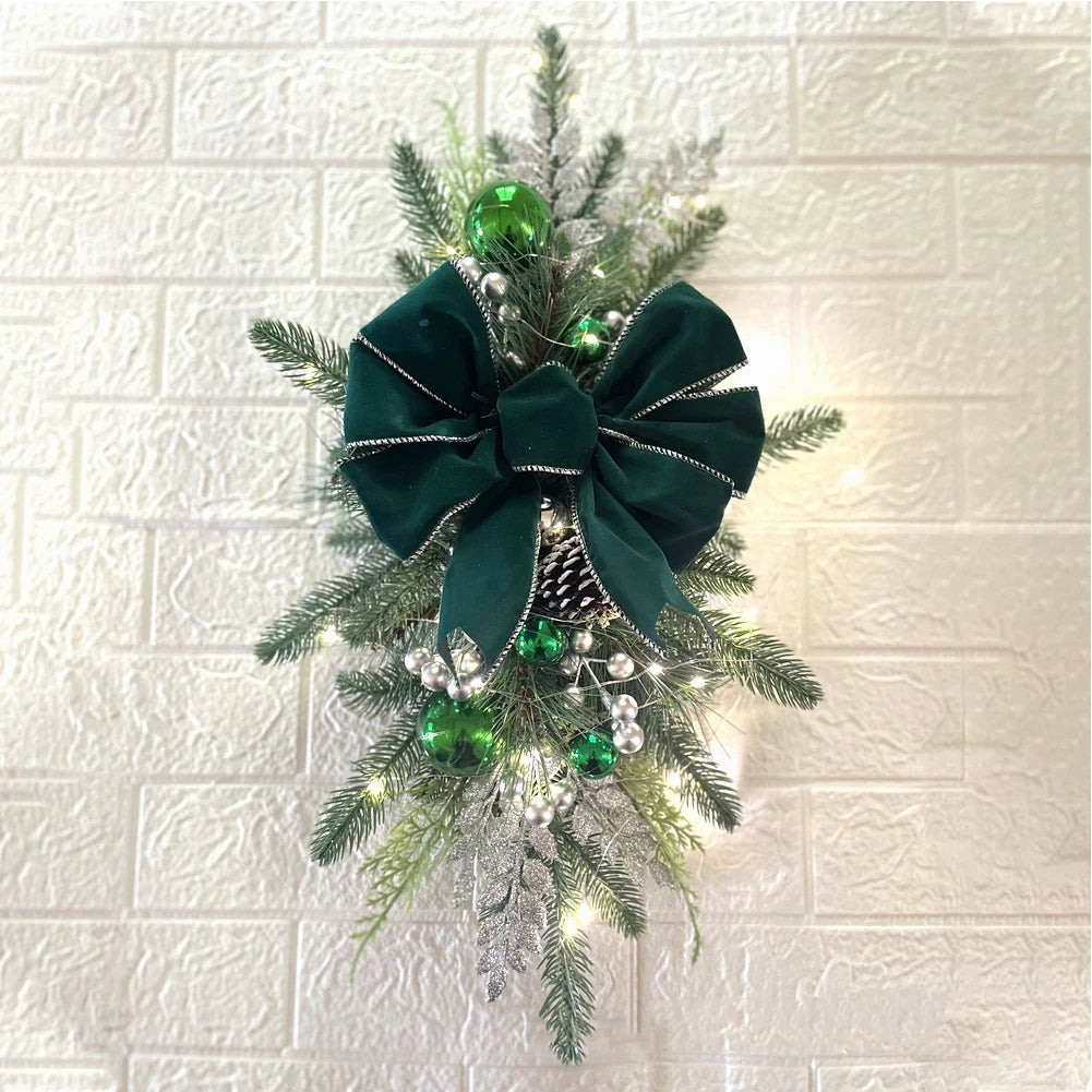 Christmas Swag Wreath Pendants Ornament Hanging Garlands Without
