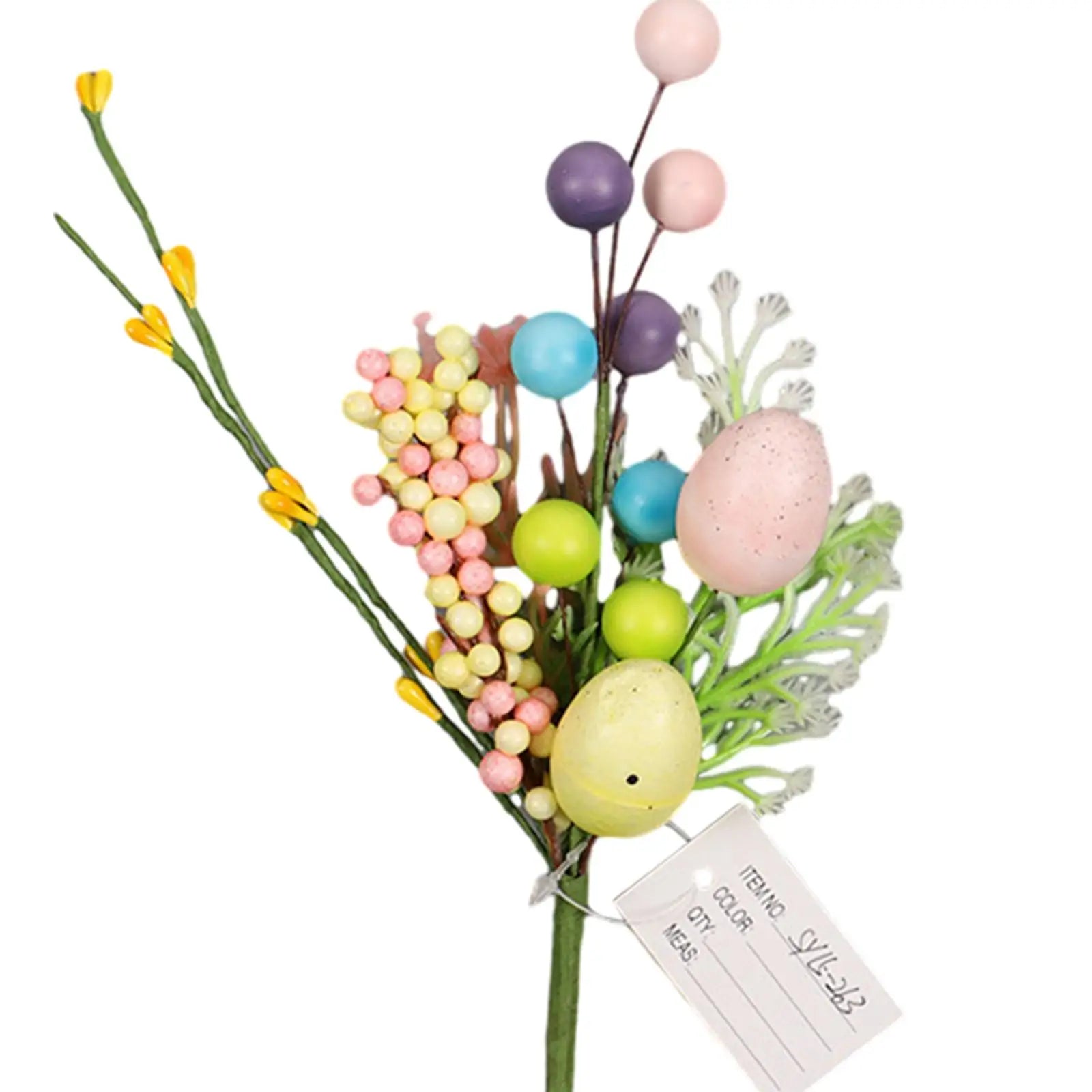 Easter Decoration Egg Tree Branch Decorative Branches Easter Egg Stems for Vase Home Party Easter Celebration Decoration Zpaxo
