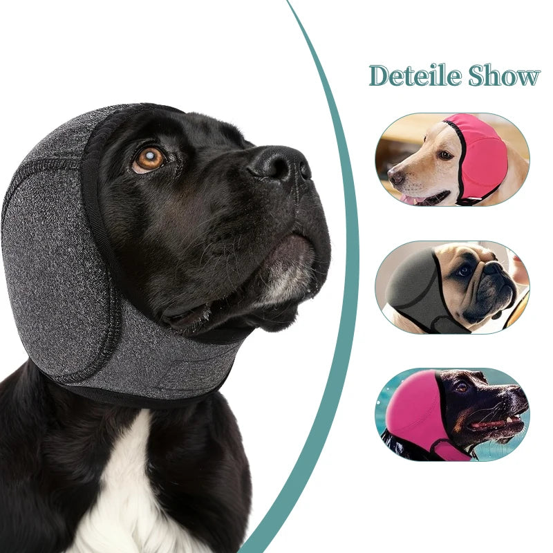 1Pcs Hearing Protection Ear Cover Dog Calming Earmuff Shock Proof Noise Reduction Dog Soothing Waterproof Headcover Zpaxo