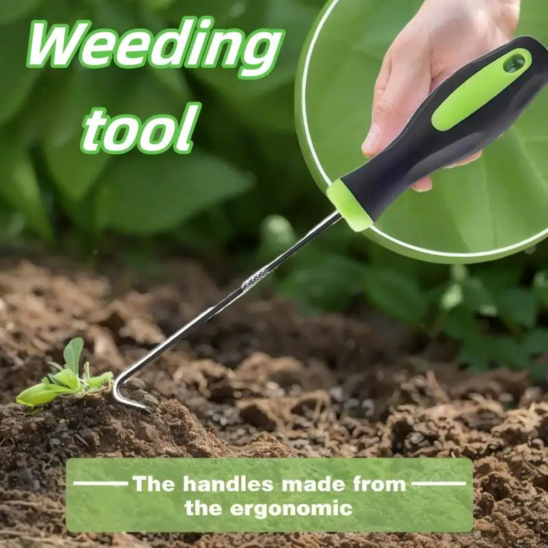 Heavy-Duty Weed Puller Tool - Ergonomic Root Remover for Lawn, Patio Gravel, Effortless Manual Weeding Tool with Non-Slip Grip Zpaxo
