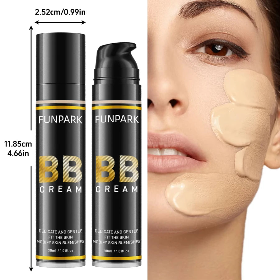 Oil-control Waterproof BB Cream Face Base Foundation 8 Colors Long