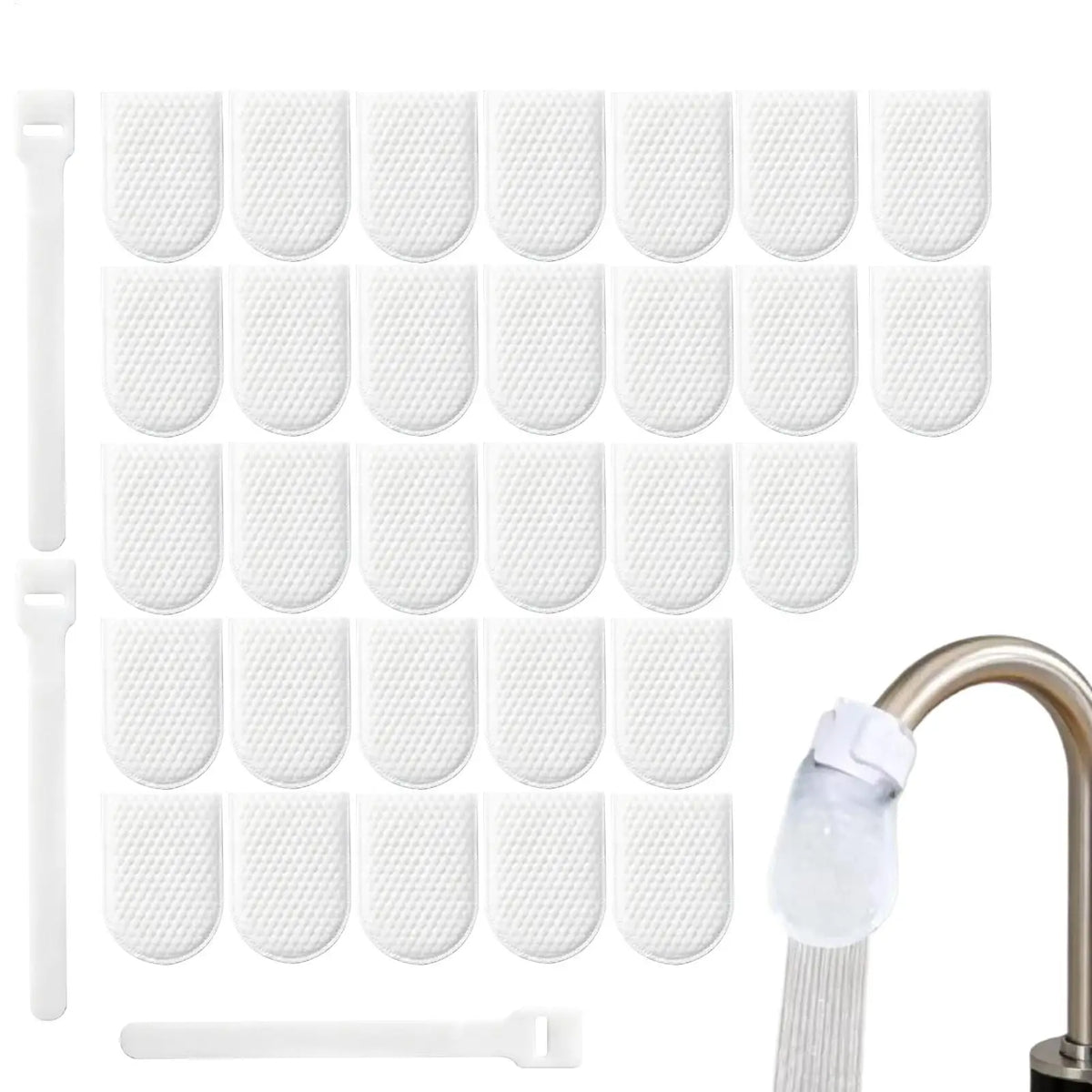 Faucet Water Filter Bag 30 Strap Splash-proof Bags Bathroom Sink Zpaxo Default Title